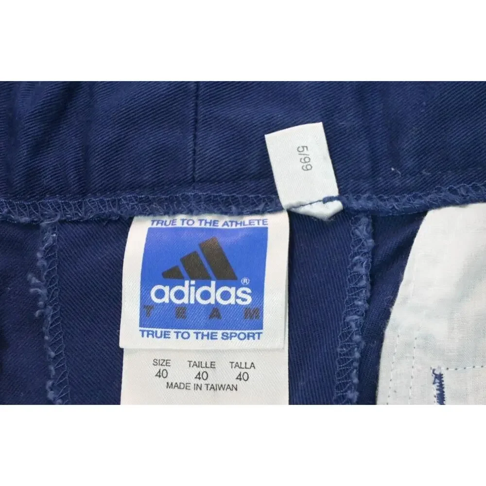 VTG 1999 Adidas Golf Shorts‎ Dark Blue Performance Athletic 8.5